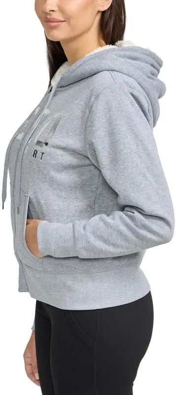 AEROPOSTALE Women's Sherpa Fleece Lined Zip Up Hoodie