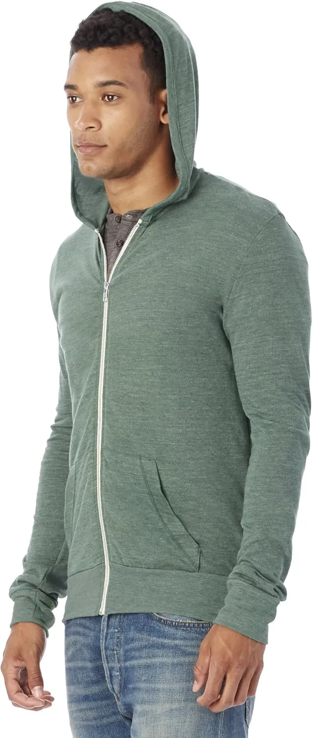 Alternative Men's Eco Zip Lightweight Hoodie