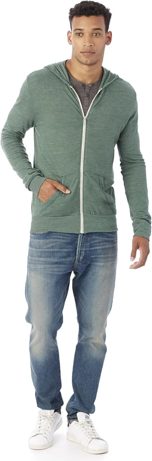 Alternative Men's Eco Zip Lightweight Hoodie