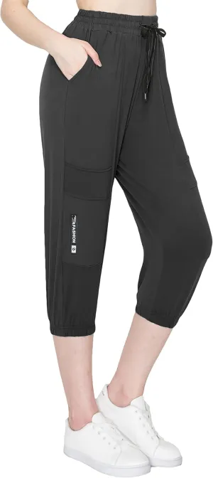 ALWAYS Women's Jogger with Pockets - Soft Full & Capri Sweat Pants