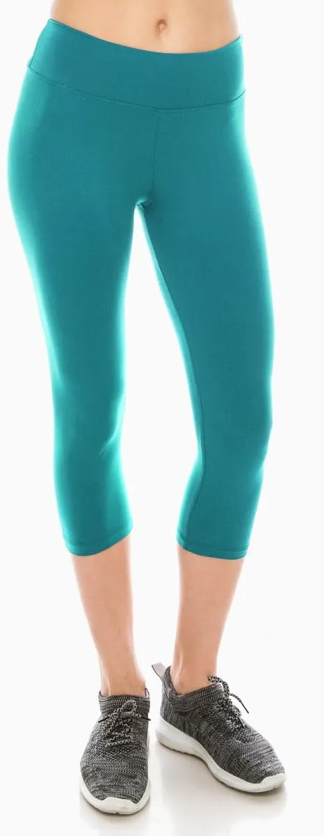 ALWAYS Women's Super Soft Capri Leggings - High Waisted Casual Yoga Pants