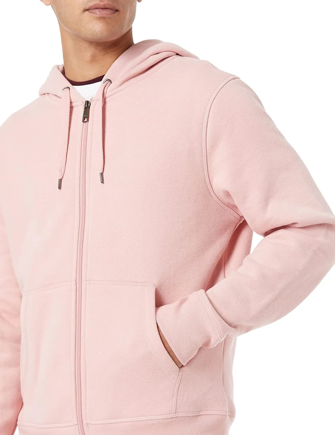 Amazon Essentials Men's Full-Zip Fleece Hoodie (Available in Big & Tall)
