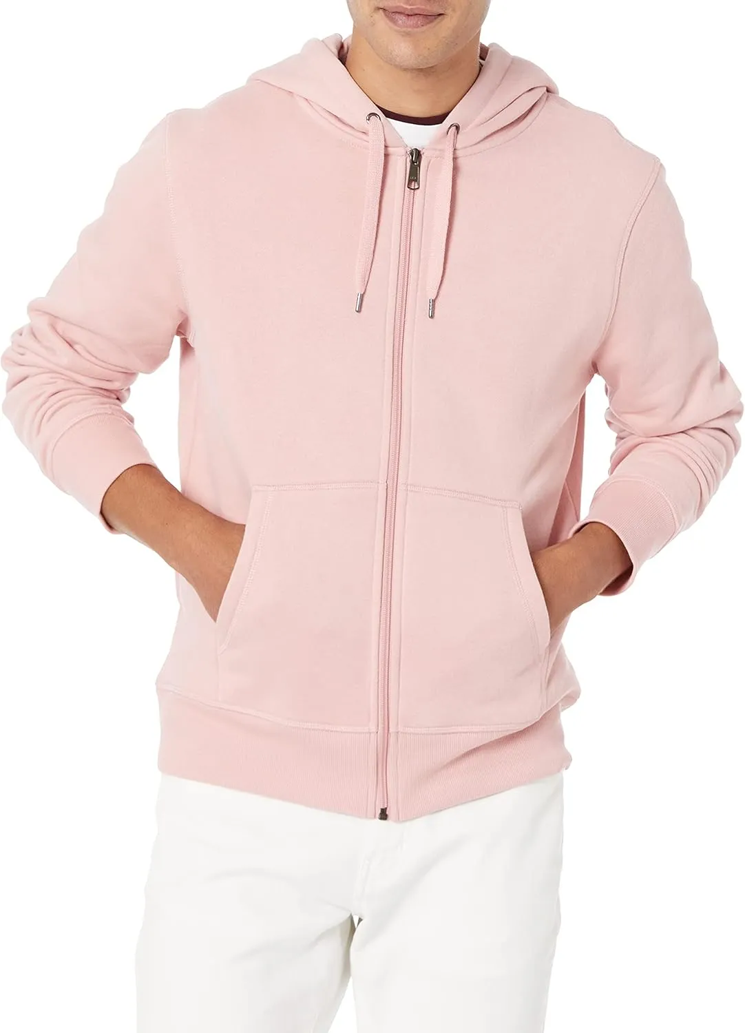 Amazon Essentials Men's Full-Zip Fleece Hoodie (Available in Big & Tall)