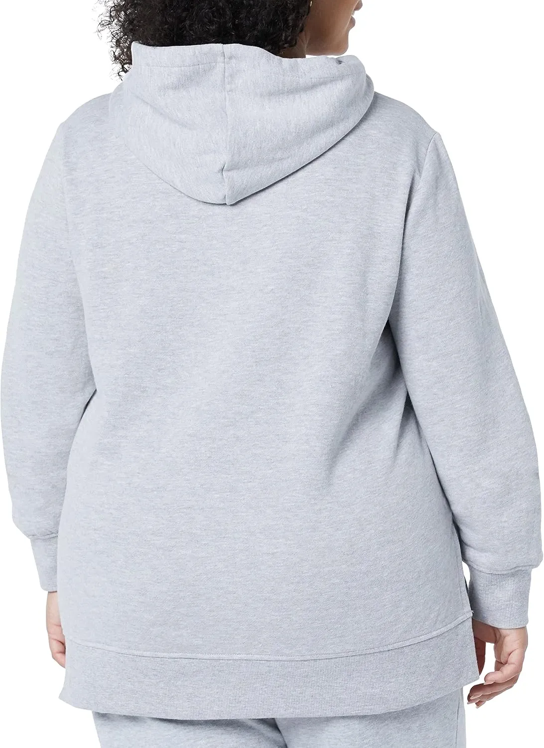Amazon Essentials Women's Fleece Hooded Tunic Sweatshirt