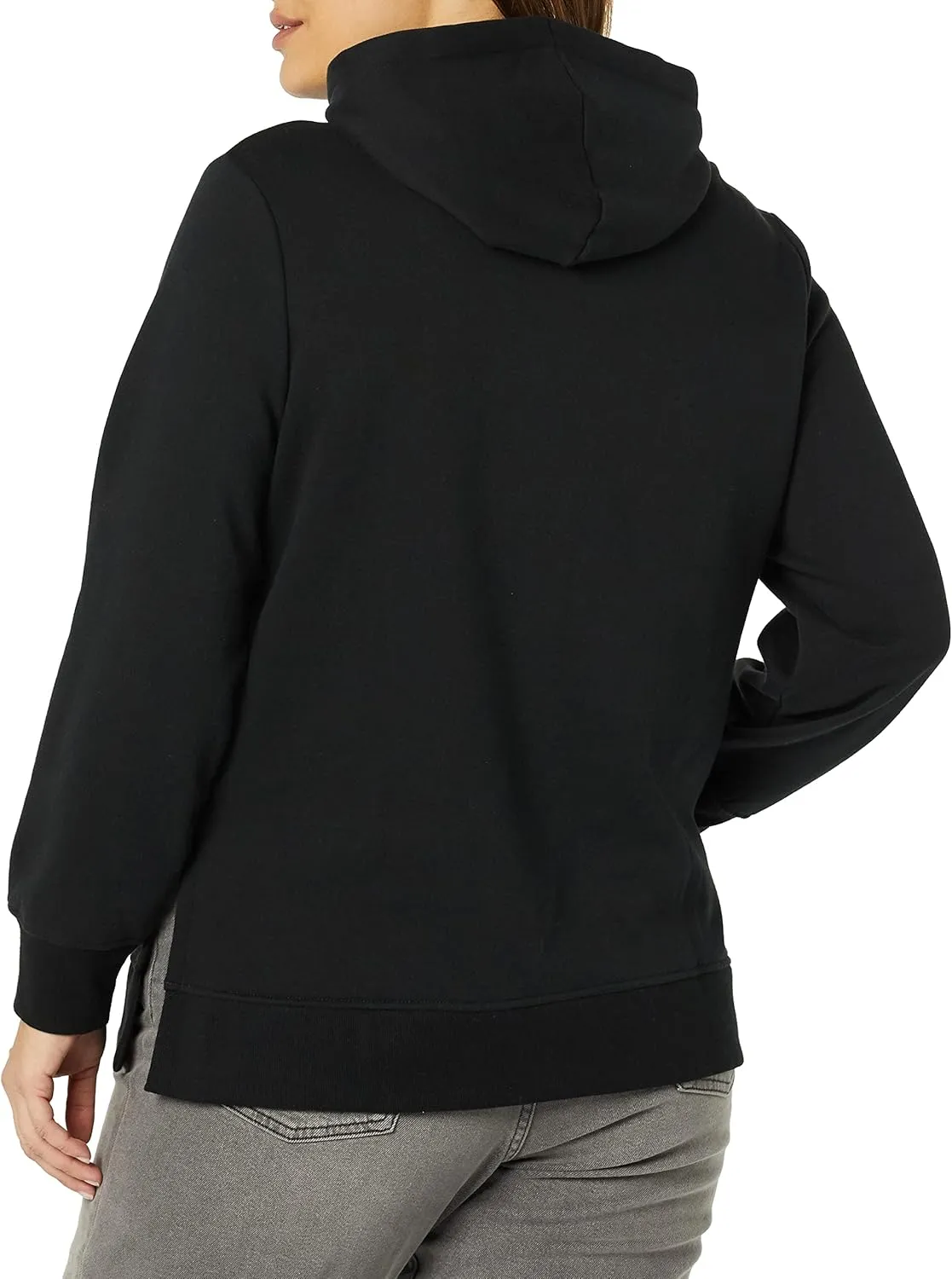 Amazon Essentials Women's Fleece Hooded Tunic Sweatshirt