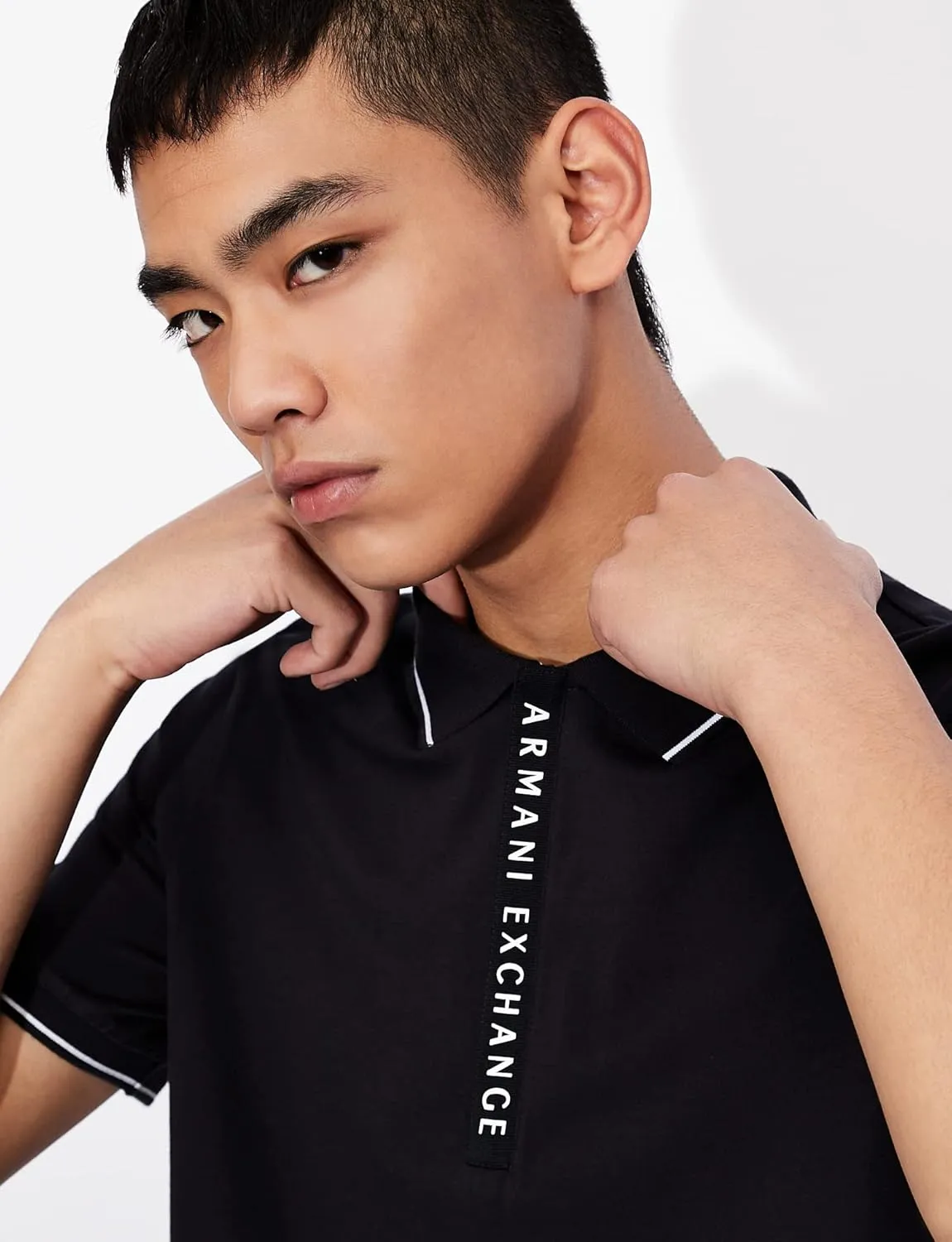 Armani Exchange Men's Logo Zip