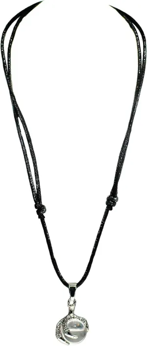 BlueRica Steel Claw Necklace with Natural Stone Pendant