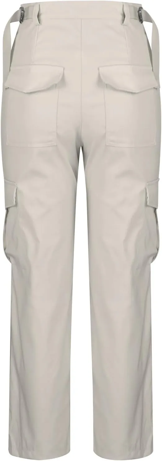 Cargo Pants for Women High Waisted Casual Pants Work Pants Baggy Stretchy Straight Leg Pants