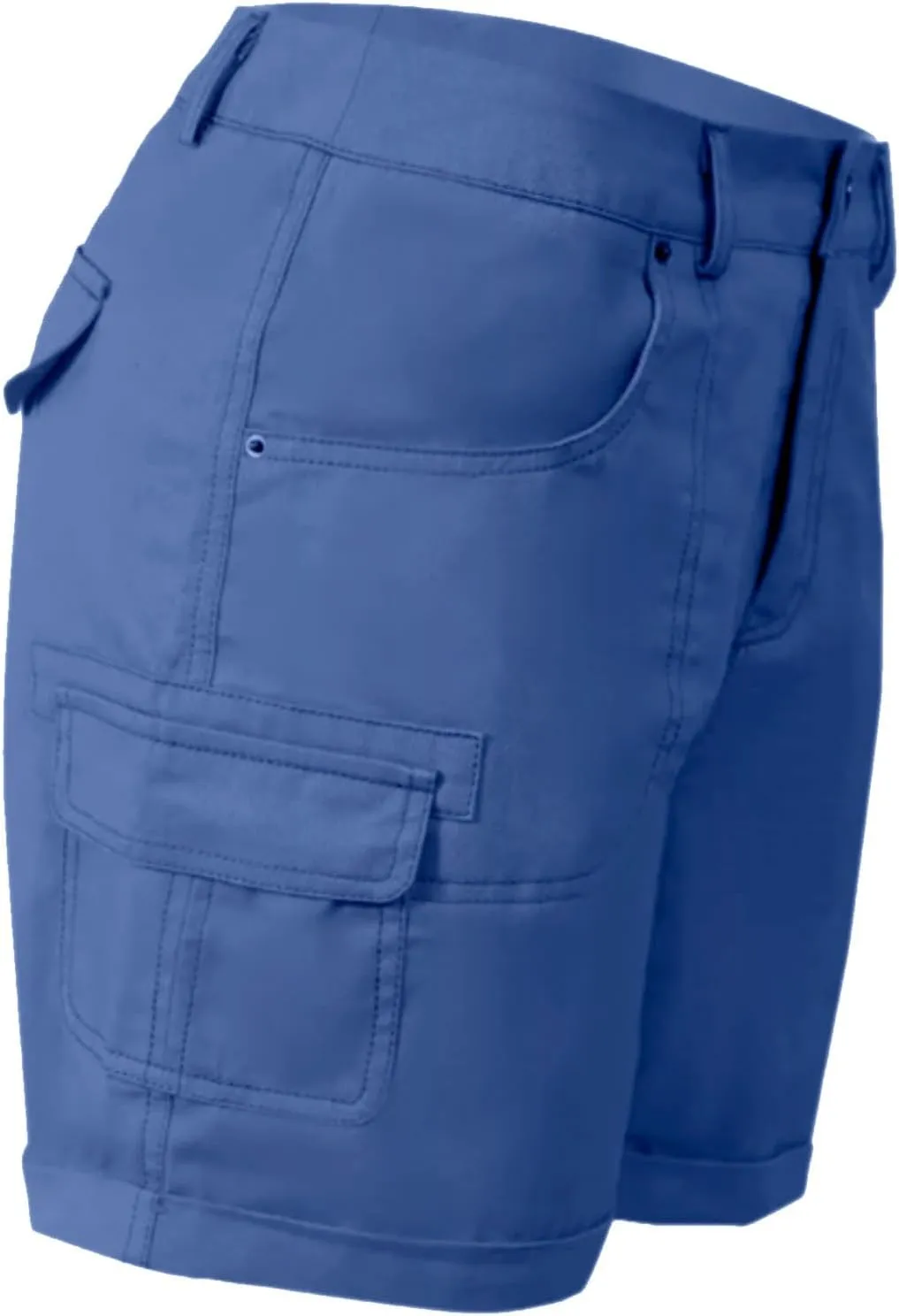 Cargo Shorts Women Bermuda Shorts High Waist Outdoor Hiking Shorts with Pockets Summer Athletic Golf Womens Shorts 7 Inch