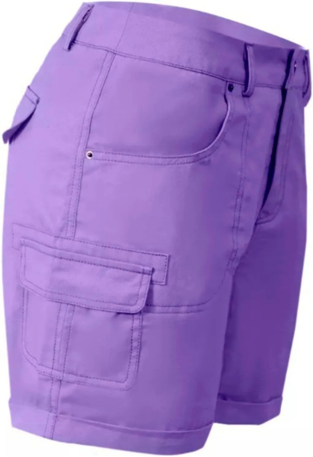 Cargo Shorts Women Bermuda Shorts High Waist Outdoor Hiking Shorts with Pockets Summer Athletic Golf Womens Shorts 7 Inch