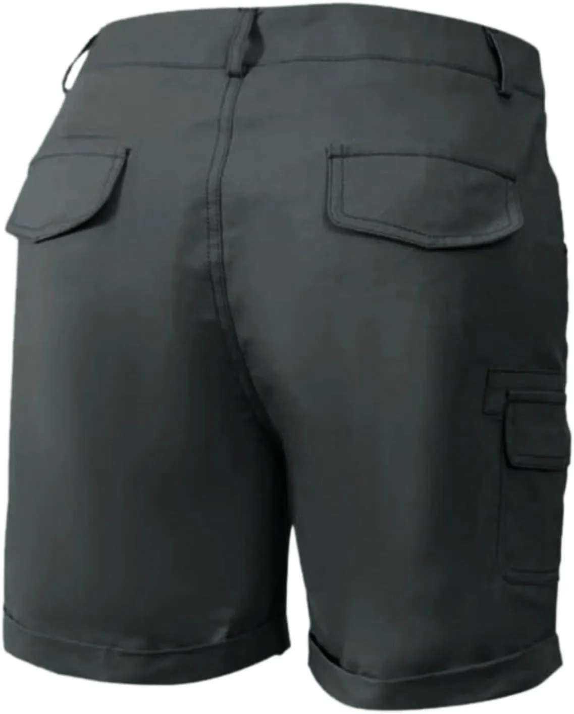 Cargo Shorts Women Bermuda Shorts High Waist Outdoor Hiking Shorts with Pockets Summer Athletic Golf Womens Shorts 7 Inch