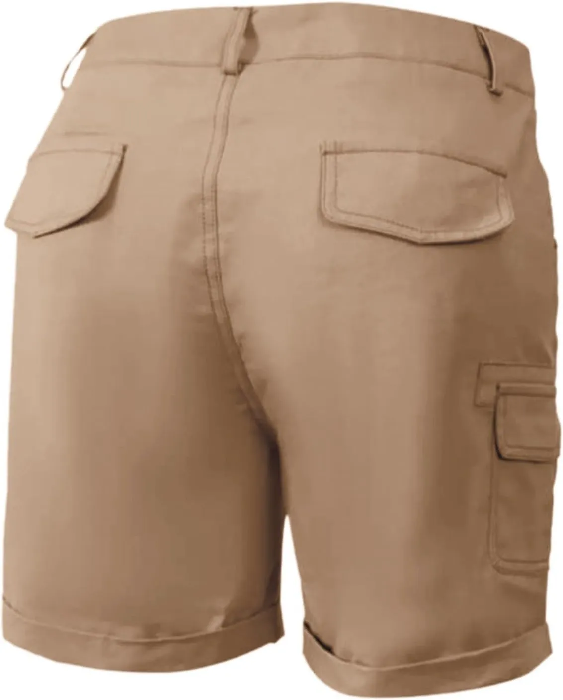 Cargo Shorts Women Bermuda Shorts High Waist Outdoor Hiking Shorts with Pockets Summer Athletic Golf Womens Shorts 7 Inch