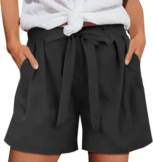 Casual Shorts for Women with Multi-Pockets Lightweight Drawstrings Summer Shorts 501 Shorts