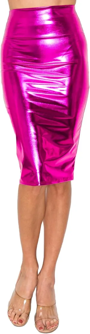Cemi Ceri Women's Faux Leather Pencil Skirt