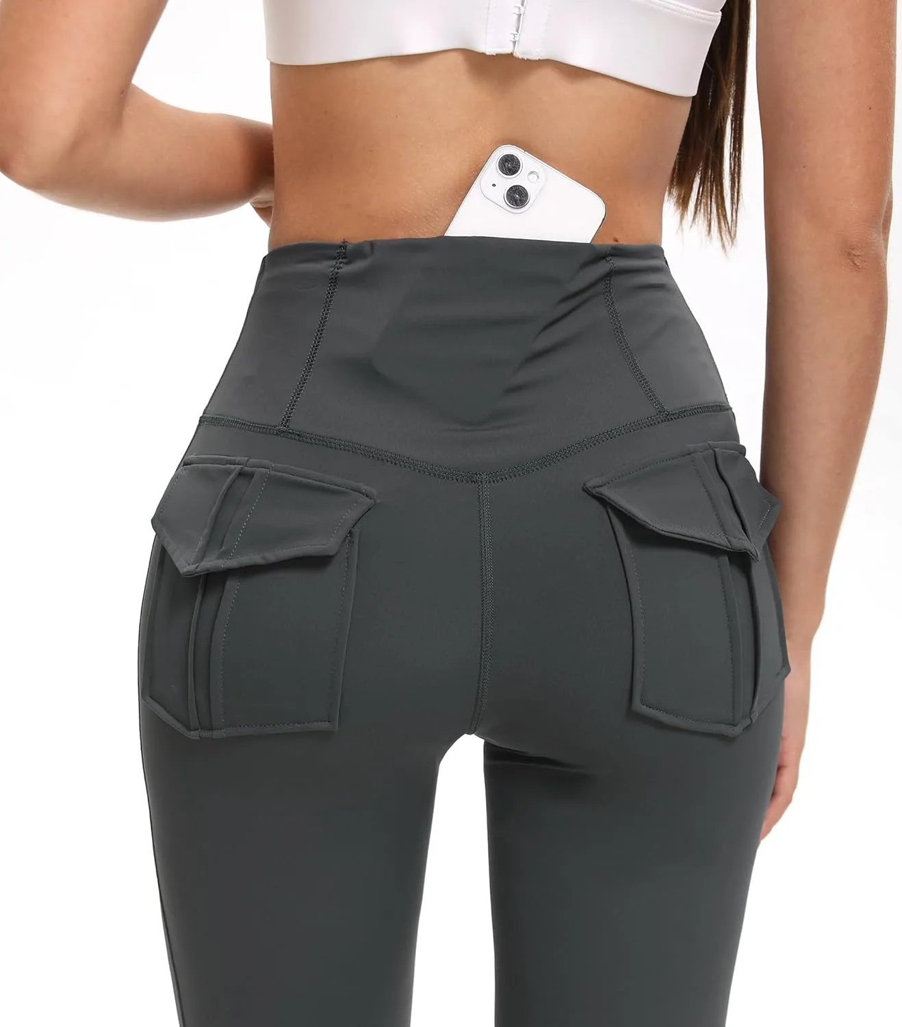 C??LLOT Women's Flared Leggings with Pockets