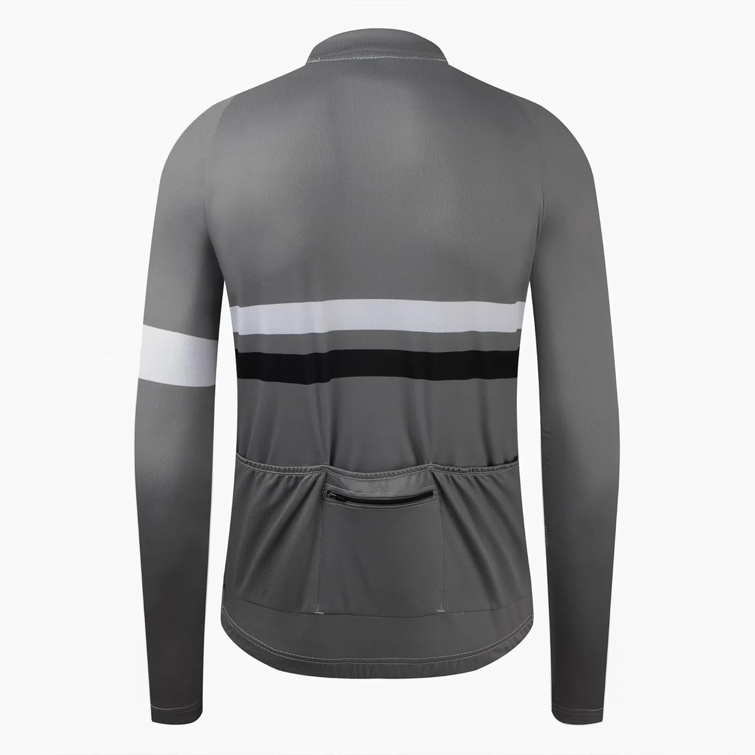Coconut Ropamo CR Long Sleeve Cycling Jersey Mens, 3 1 Zipper Pockets Bicycle Tops Quick Dry Breathable Biking Shirt