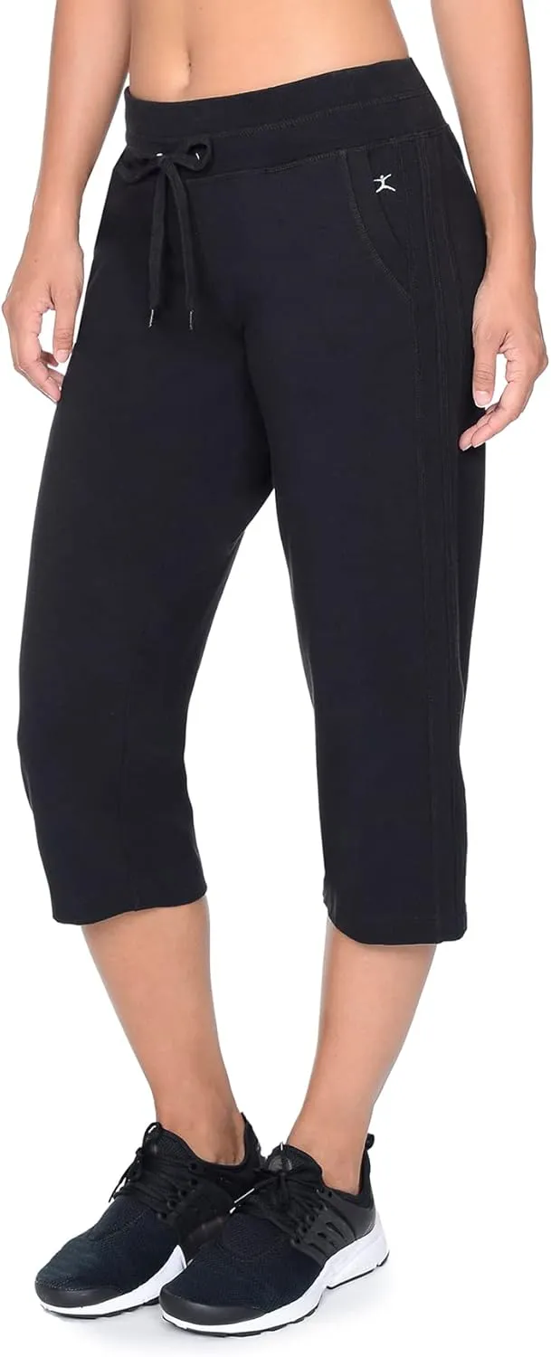 Danskin Women's Drawcord Crop Pant