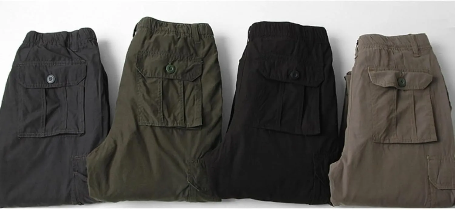 Fxbar Men's Cargo Pants Casual Outdoor Hiking Pants for Men Athletic Joggers Sweatpants Relaxed Fit Stretch Work Pants