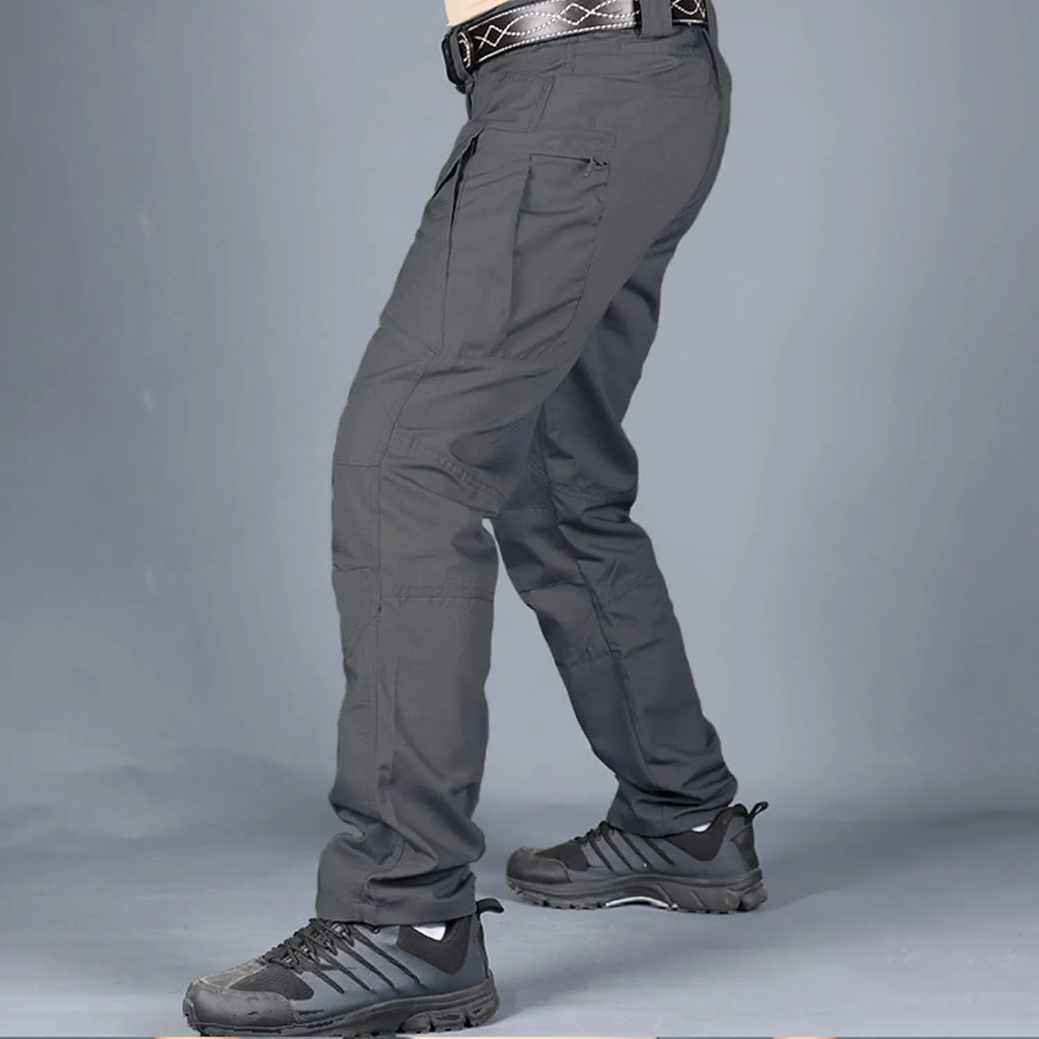 Fxbar Men's Flex Stretch Tactical Pants Ripstop Cargo Pants Lightweight Outdoor Work Hiking Pants for Men