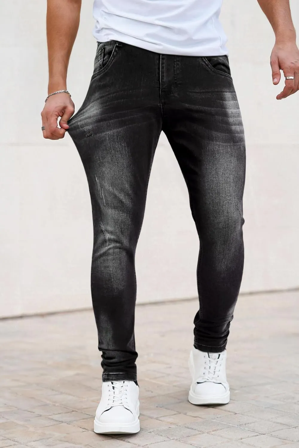 GINGTTO Mens Skinny Jeans Stretch Denim Jeans for Men