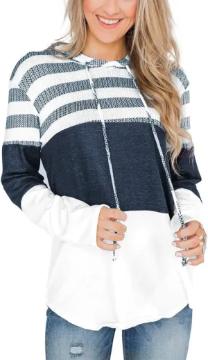 GOLDPKF Womens Sweaters Hoodies Long Sleeve Sweatshirts Woman Clothing Tops