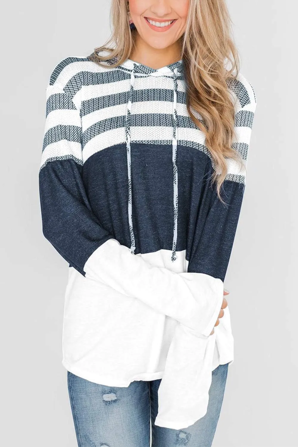 GOLDPKF Womens Sweaters Hoodies Long Sleeve Sweatshirts Woman Clothing Tops