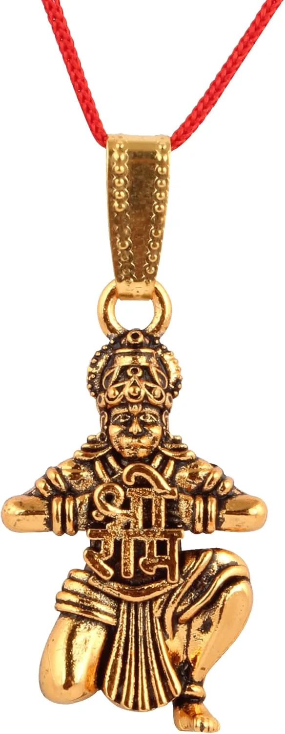Hanuman Bajrangbali with Shree Ram Pendant for Men Women