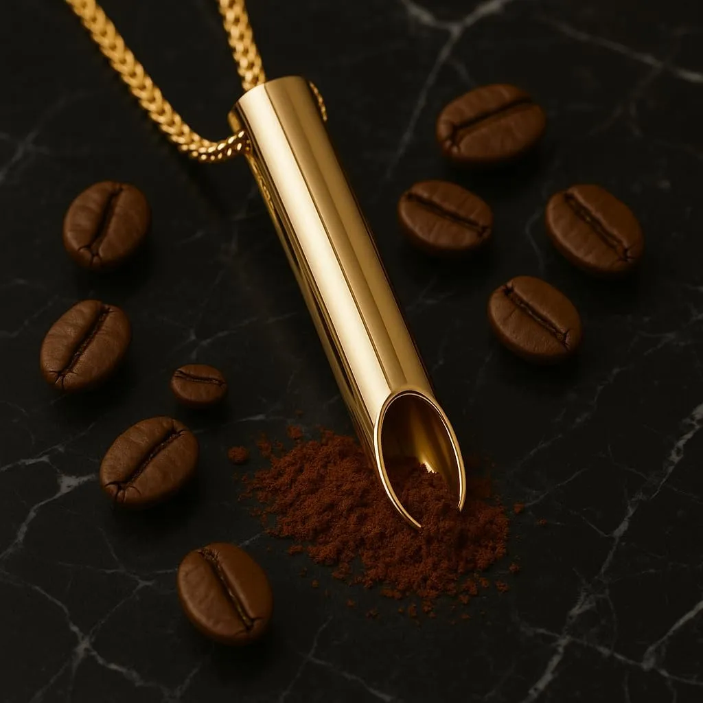 House Of Rave Meditation Whistle Bullet Scoop Necklace