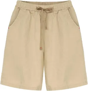 HOW'ON Womens Shorts Summer Drawstring Elastic Waist Bermuda Shorts Athletic Shorts