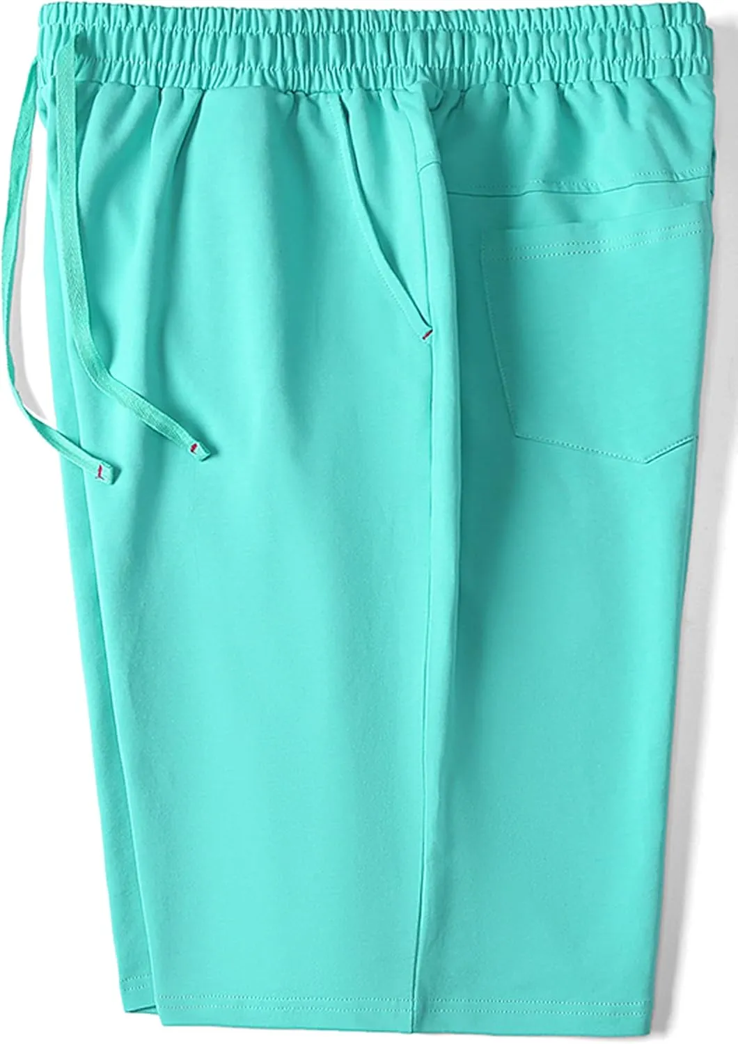 HOW'ON Womens Shorts Summer Drawstring Elastic Waist Bermuda Shorts Athletic Shorts