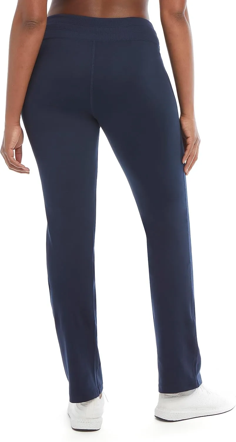 Jockey Women's Tie Waist Yoga Flare Pants