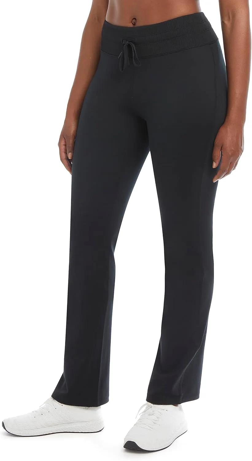 Jockey Women's Tie Waist Yoga Flare Pants