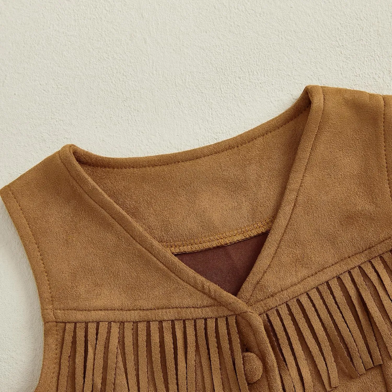 Kuriozud Western Baby Boy Girl Clothes Toddler Fringe Vest Hippie Boho Western Cowgirl Cowboy Style Jacket Vintage Clothes