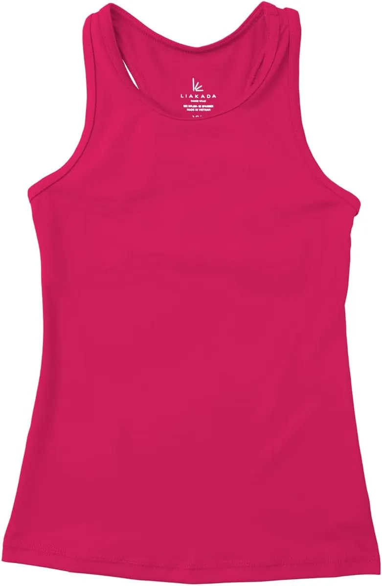 Liakada Girls Basic Tank Top ?C Dance, Gym, Yoga, Cheer!