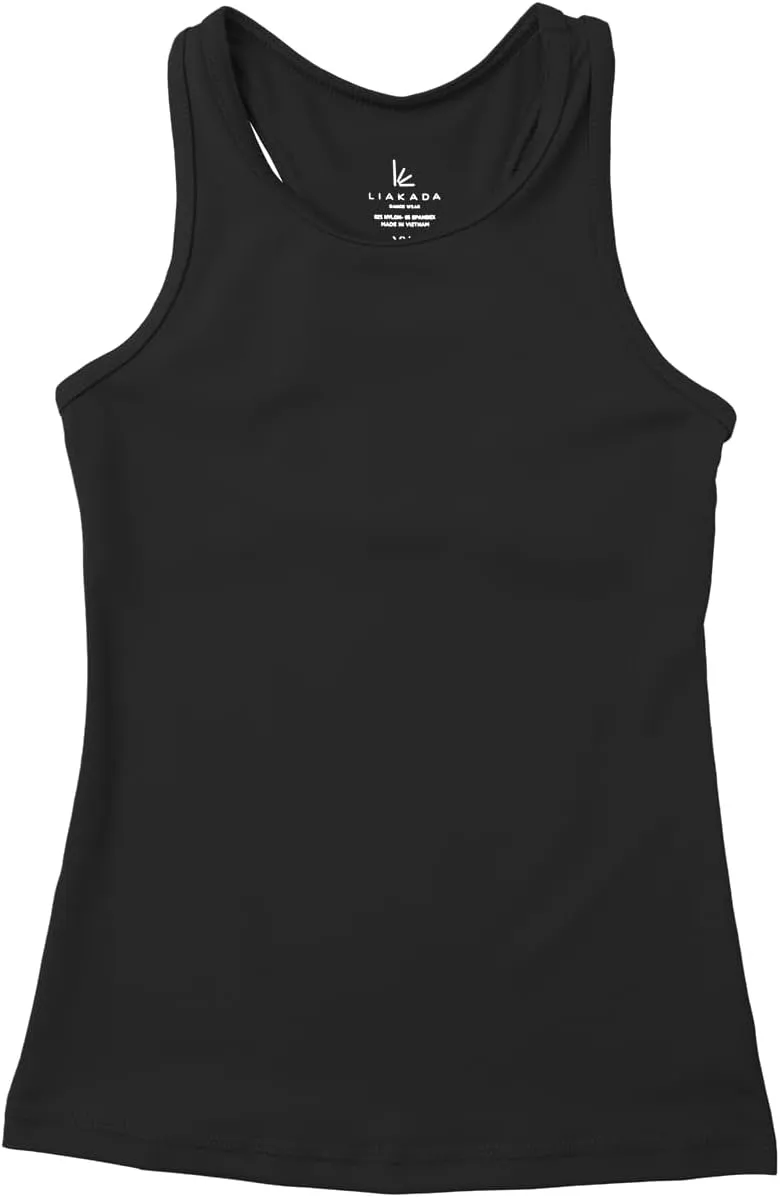 Liakada Girls Basic Tank Top ?C Dance, Gym, Yoga, Cheer!