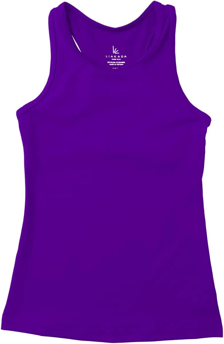 Liakada Girls Basic Tank Top ?C Dance, Gym, Yoga, Cheer!