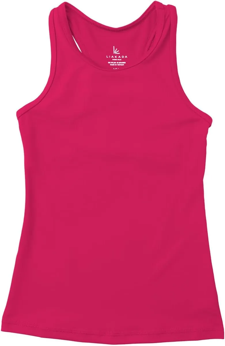 Liakada Girls Basic Tank Top ?C Dance, Gym, Yoga, Cheer!