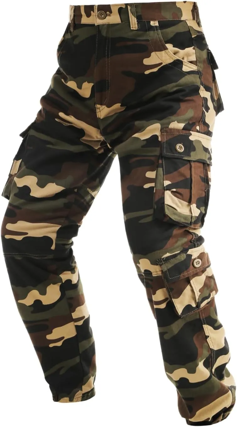 Men's Camouflage Sweat Trailcrest Pants Tactical Apparel Cargo Pant Sports Style