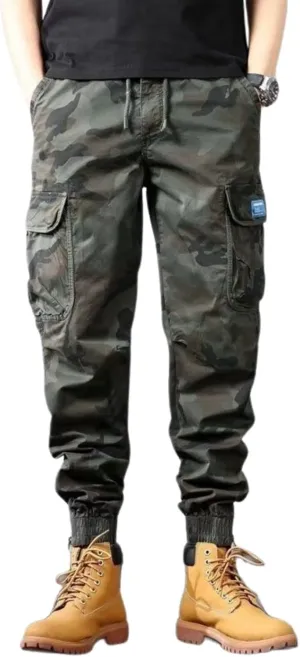 Men's Camouflage Sweat Trailcrest Pants Tactical Apparel Cargo Pant Sports Style