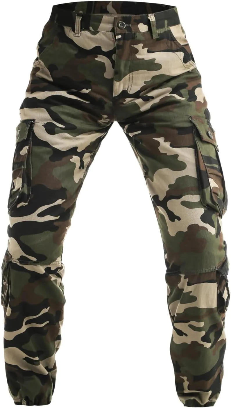 Men's Camouflage Sweat Trailcrest Pants Tactical Apparel Cargo Pant Sports Style