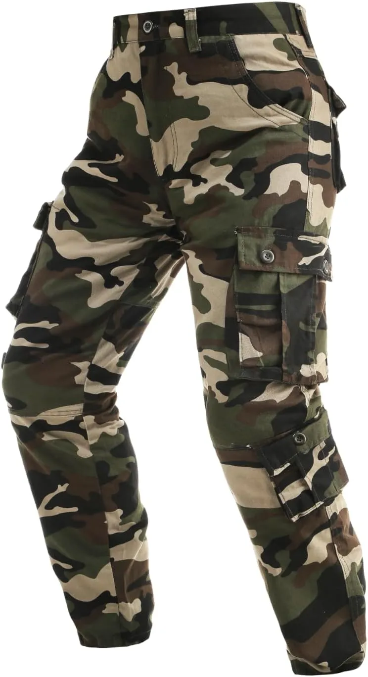 Men's Camouflage Sweat Trailcrest Pants Tactical Apparel Cargo Pant Sports Style