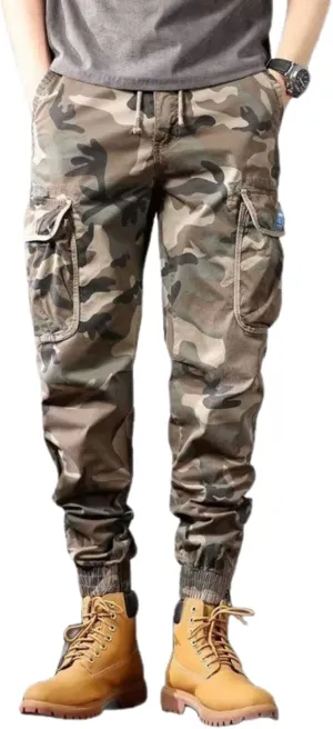 Men's Camouflage Sweat Trailcrest Pants Tactical Apparel Cargo Pant Sports Style