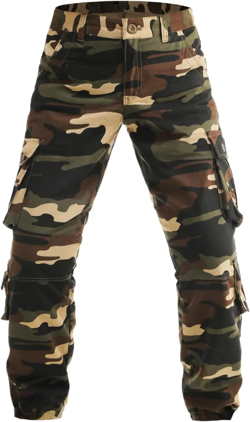 Men's Camouflage Sweat Trailcrest Pants Tactical Apparel Cargo Pant Sports Style