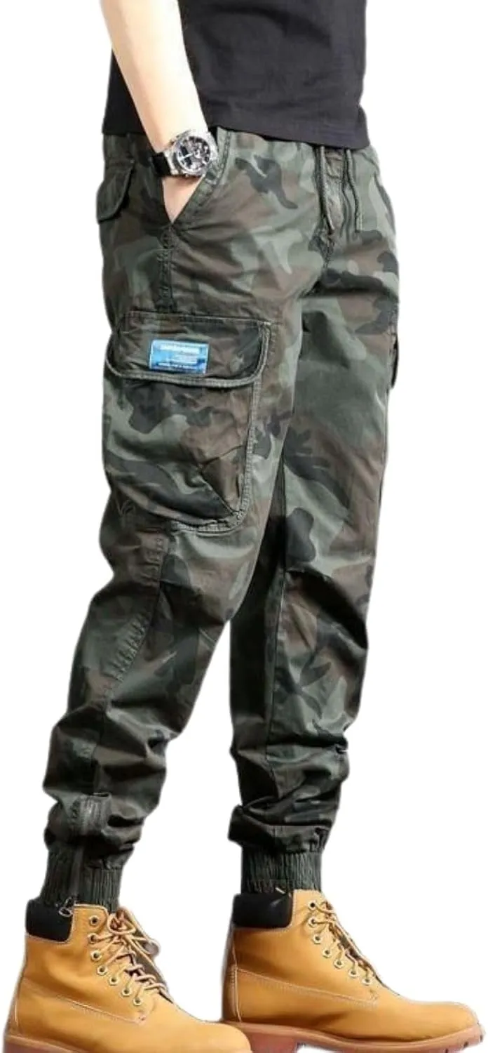 Men's Camouflage Sweat Trailcrest Pants Tactical Apparel Cargo Pant Sports Style