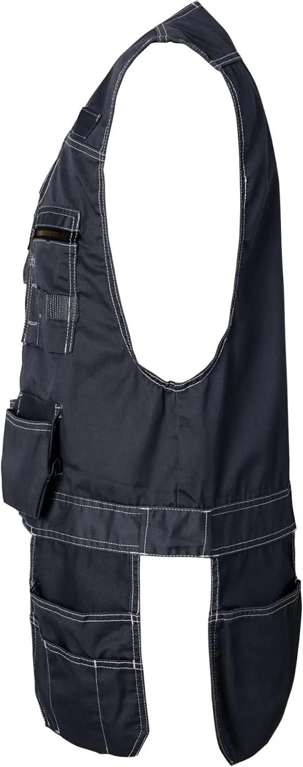 Men's Work Utility Tool Vest Ripstop Workwear with Multiple Pockets, Outdoor Fishing Vest for Men X