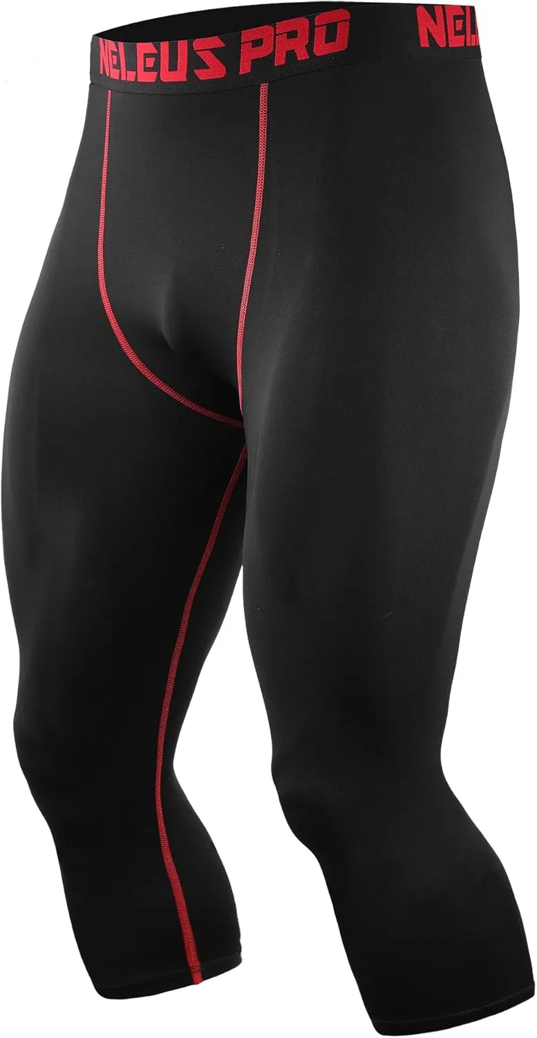 NELEUS Men's Dry Fit Compression Pants Workout Running Leggings