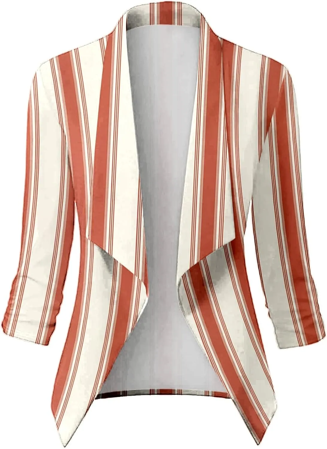 PeQAQ Casual Blazer Jacket Women Trendy Long Sleeve Open Front Work Office Blazers 2023 Lapel Button Business Jacket Coats