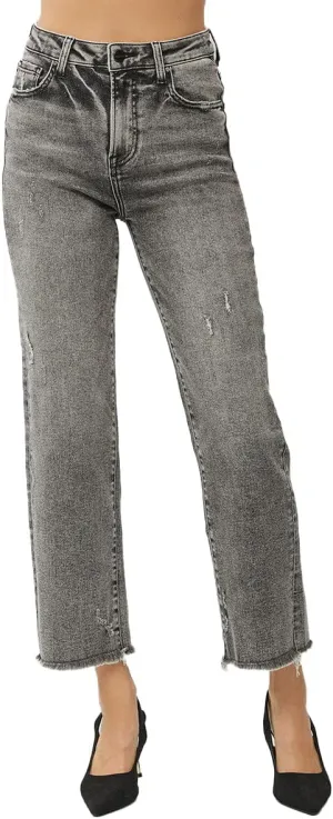 SALT TREE Risen Jeans - High Rise Straight Jeans - RDP5116