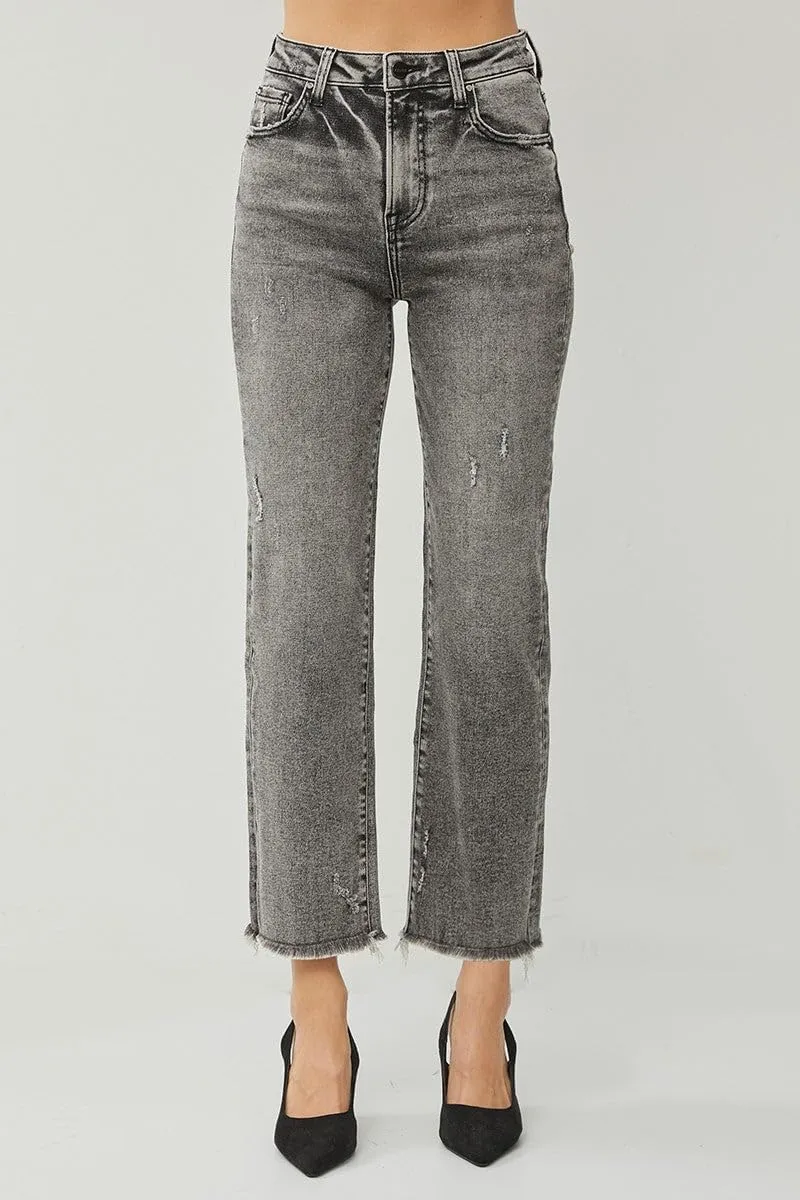 SALT TREE Risen Jeans - High Rise Straight Jeans - RDP5116
