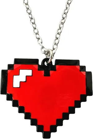 STKTFKK Heart Necklace Metal Necklace Women and Men